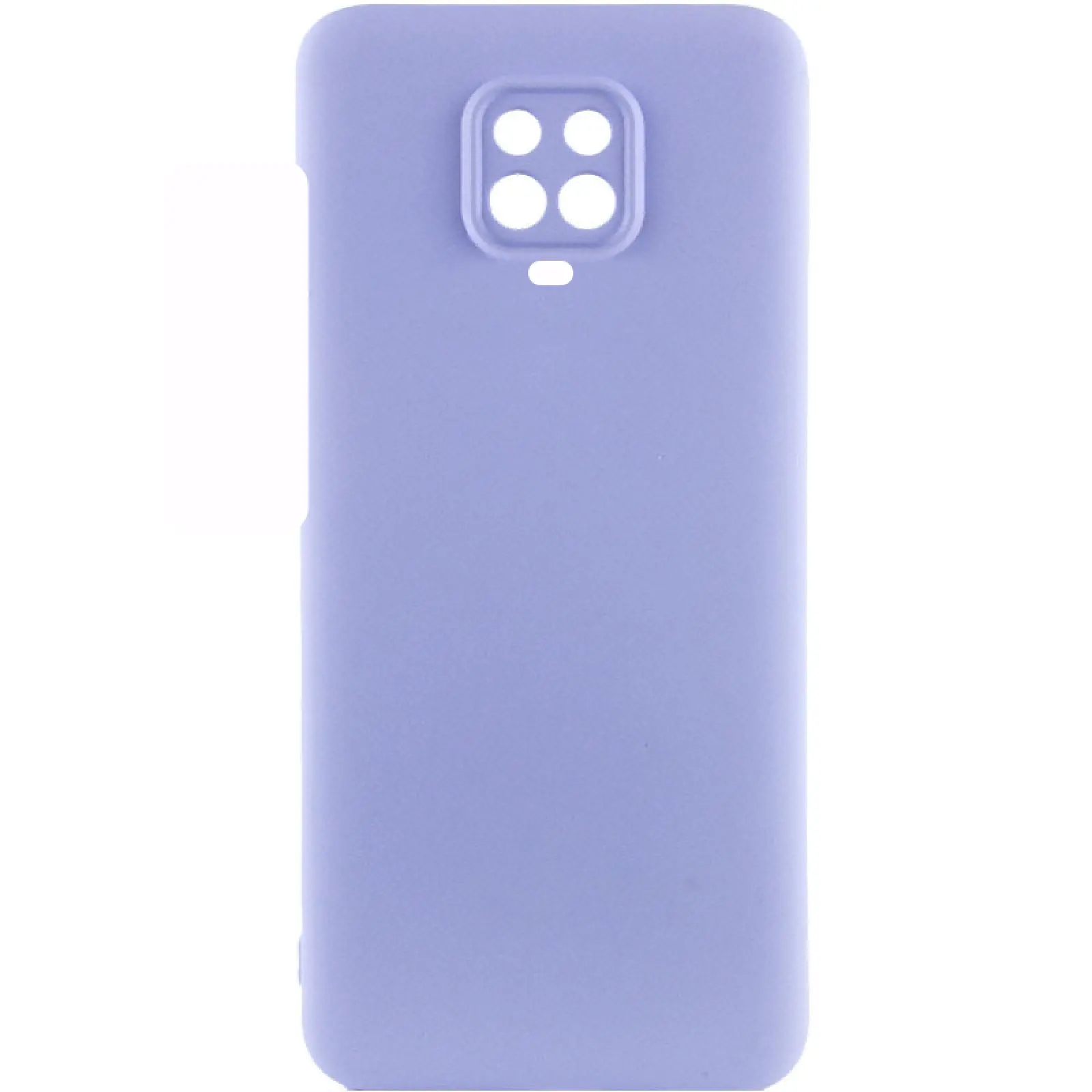 Чехол Silicone Cover Lakshmi Full Camera (AAA) для Xiaomi Redmi Note 9s / Note 9 Pro /Note 9 Pro Max, Сиреневый / Dasheen, Силикон, купить оптом с доставкой