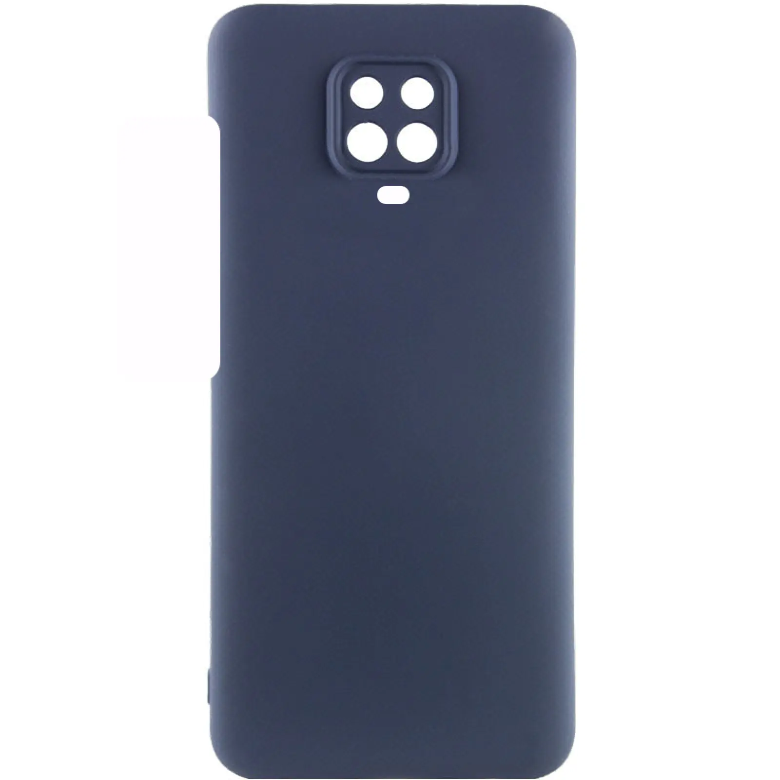 Чехол Silicone Cover Lakshmi Full Camera (AAA) для Xiaomi Redmi Note 9s / Note 9 Pro /Note 9 Pro Max, Темно-синий / Midnight blue, Силикон, купить оптом с доставкой