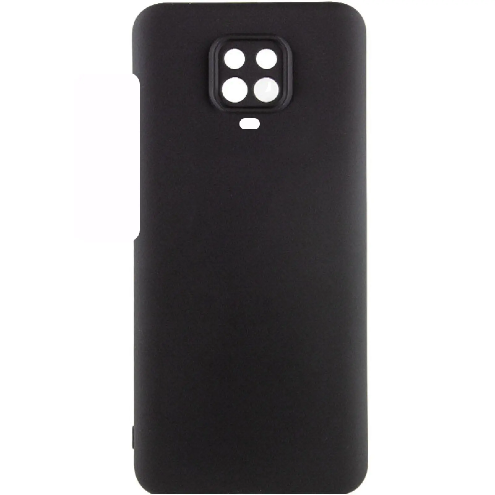 Чехол Silicone Cover Lakshmi Full Camera (AAA) для Xiaomi Redmi Note 9s / Note 9 Pro /Note 9 Pro Max, Черный / Black, Силикон, купить оптом с доставкой