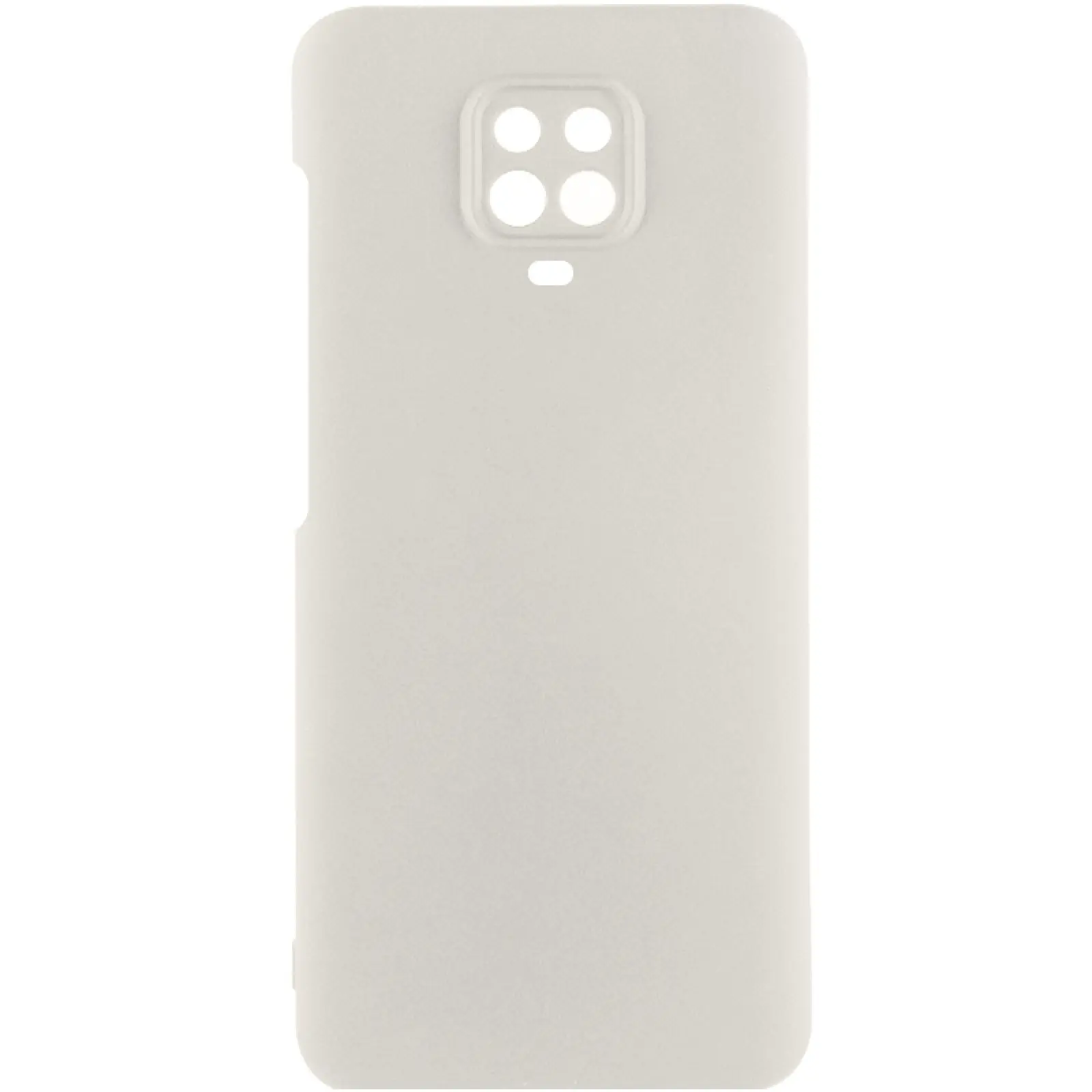 Чехол Silicone Cover Lakshmi Full Camera (AAA) для Xiaomi Redmi Note 9s / Note 9 Pro /Note 9 Pro Max, Белый / White, Силикон, купить оптом с доставкой