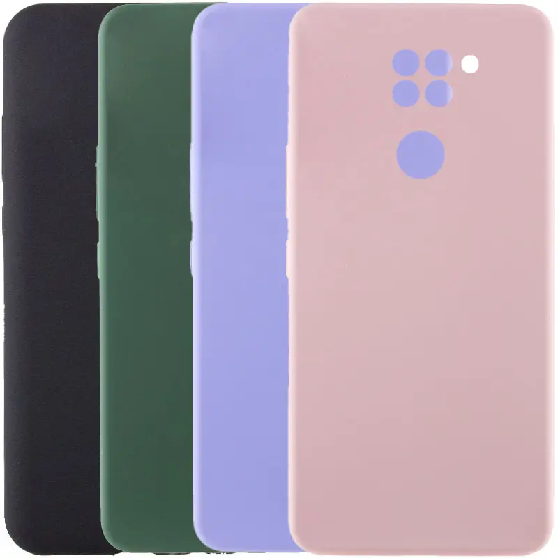 Чехол Silicone Cover Lakshmi Full Camera (AAA) для Xiaomi Redmi Note 9 / Redmi 10X, Силикон, купить оптом с доставкой