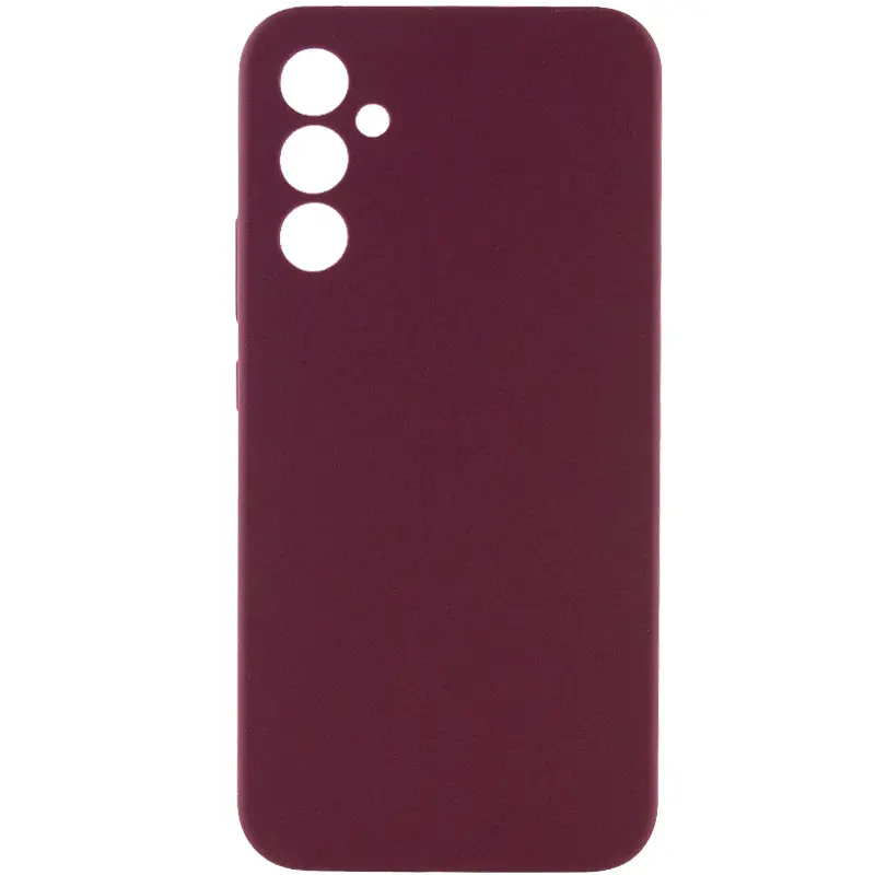 Чехол Silicone Cover Lakshmi Full Camera (AAA) для Xiaomi Redmi Note 9 / Redmi 10X, Бордовый / Plum, Силикон, купить оптом с доставкой