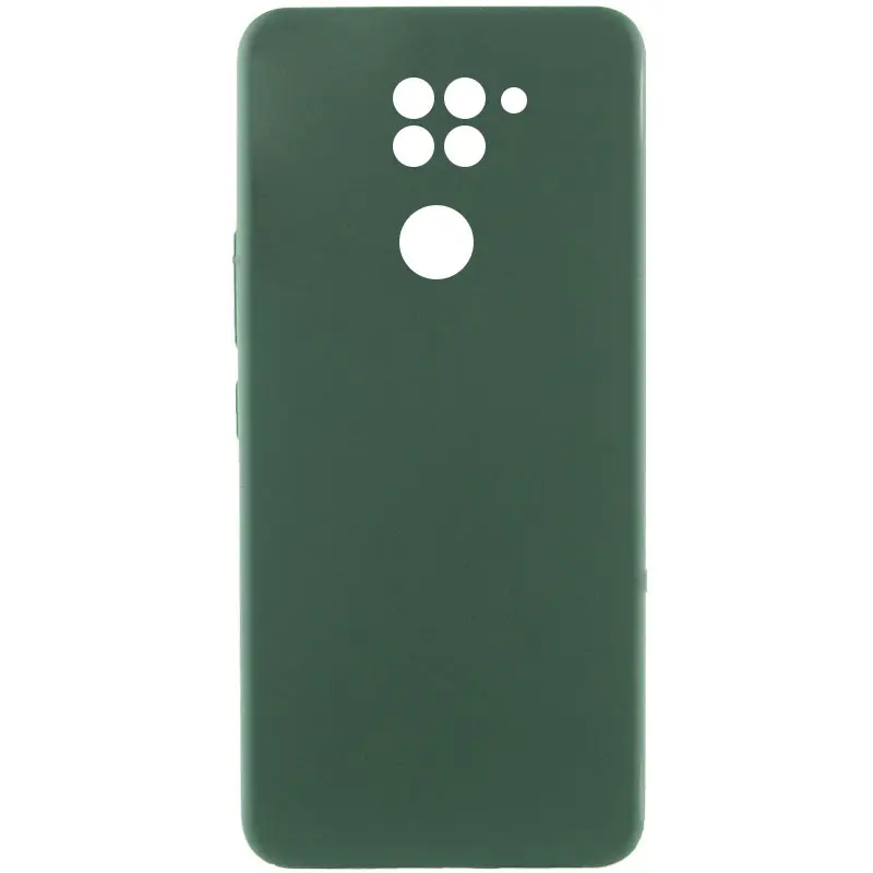 Чехол Silicone Cover Lakshmi Full Camera (AAA) для Xiaomi Redmi Note 9 / Redmi 10X, Зеленый / Cyprus Green, Силикон, купить оптом с доставкой