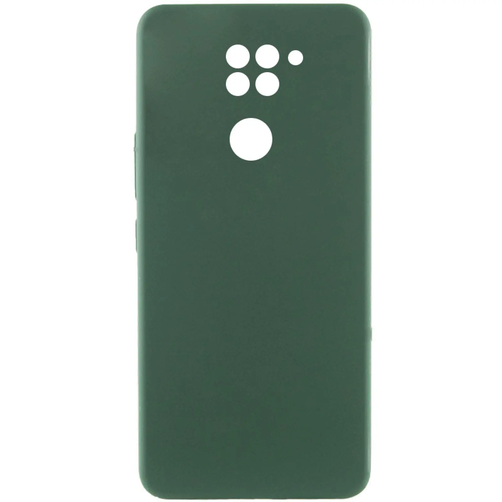 Чехол Silicone Cover Lakshmi Full Camera (AAA) для Xiaomi Redmi Note 9 / Redmi 10X, Зеленый / Cyprus Green, Силикон, купить оптом с доставкой