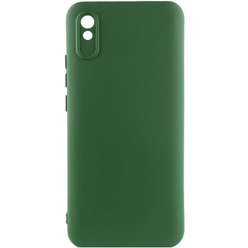 Чохол Silicone Cover Lakshmi Full Camera (AAA) для Xiaomi Redmi 9A | Мікрофібра на малюнкі №1