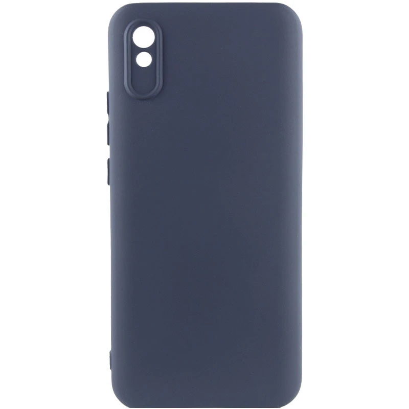 Чехол Silicone Cover Lakshmi Full Camera (AAA) для Xiaomi Redmi 9A, Темно-синий / Midnight blue, Силикон, купить оптом с доставкой