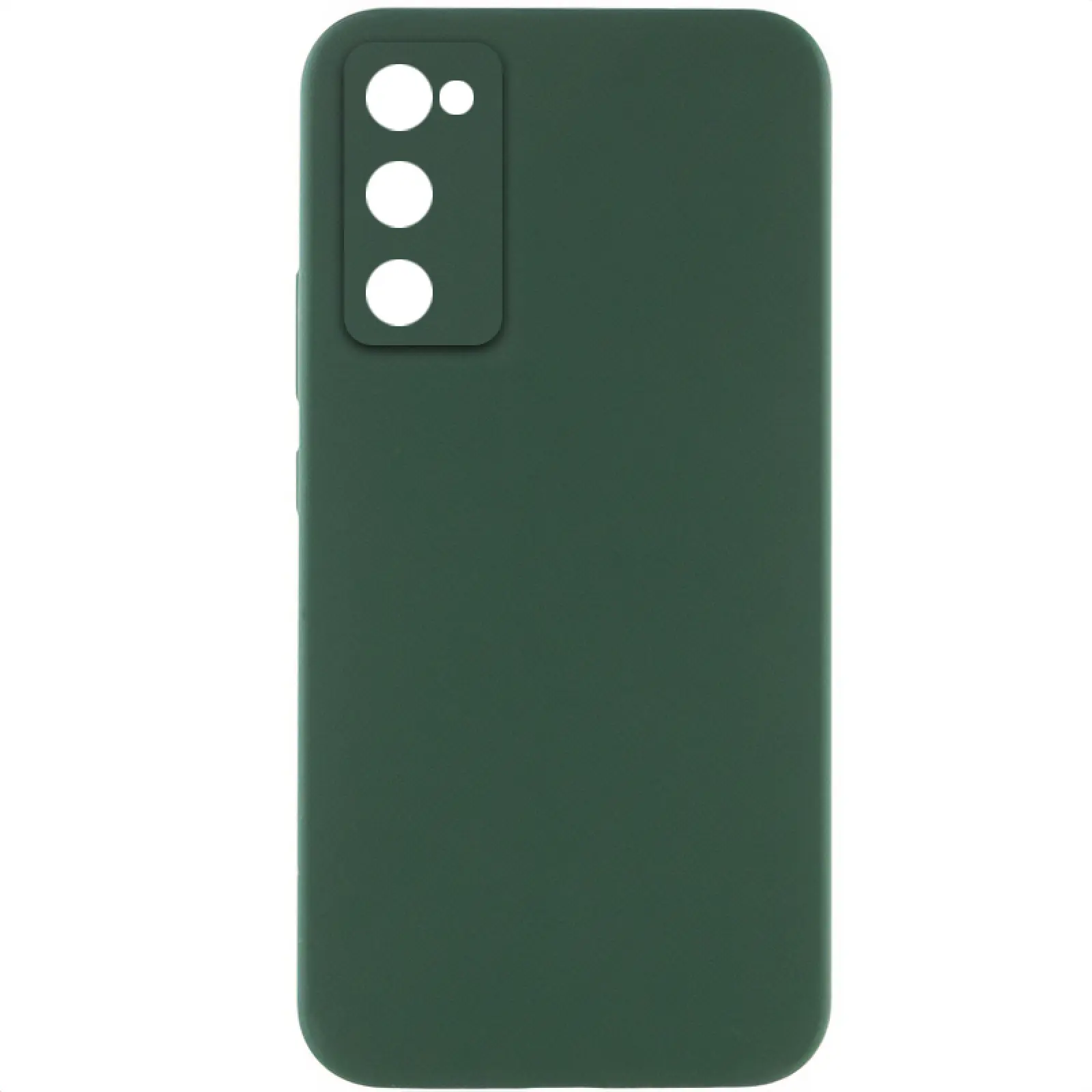Чехол Silicone Cover Lakshmi Full Camera (AAA) для Samsung Galaxy S20 FE, Зеленый / Cyprus Green, Силикон, купить оптом с доставкой