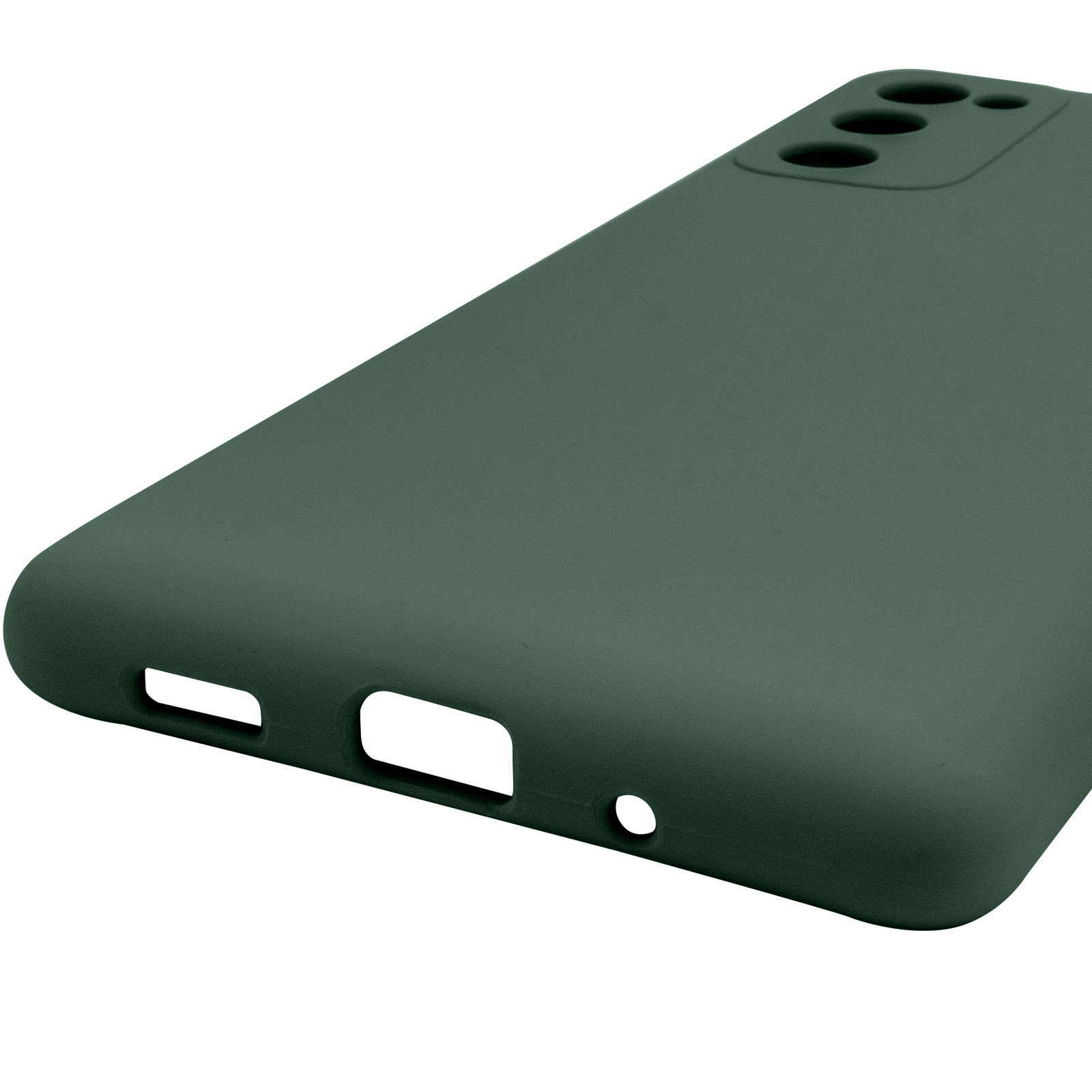 Чохол Silicone Cover Lakshmi Full Camera (AAA) для Samsung Galaxy S20 FE, Зелений / Cyprus Green 4, Силікон, купити оптом з доставкою