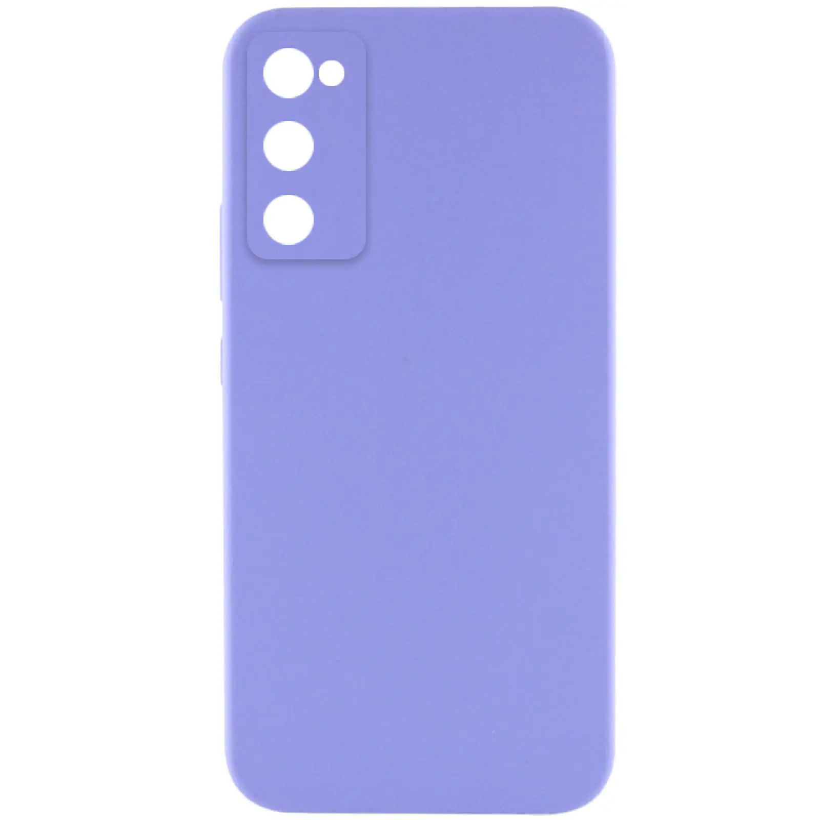 Чехол Silicone Cover Lakshmi Full Camera (AAA) для Samsung Galaxy S20 FE, Сиреневый / Dasheen, Силикон, купить оптом с доставкой