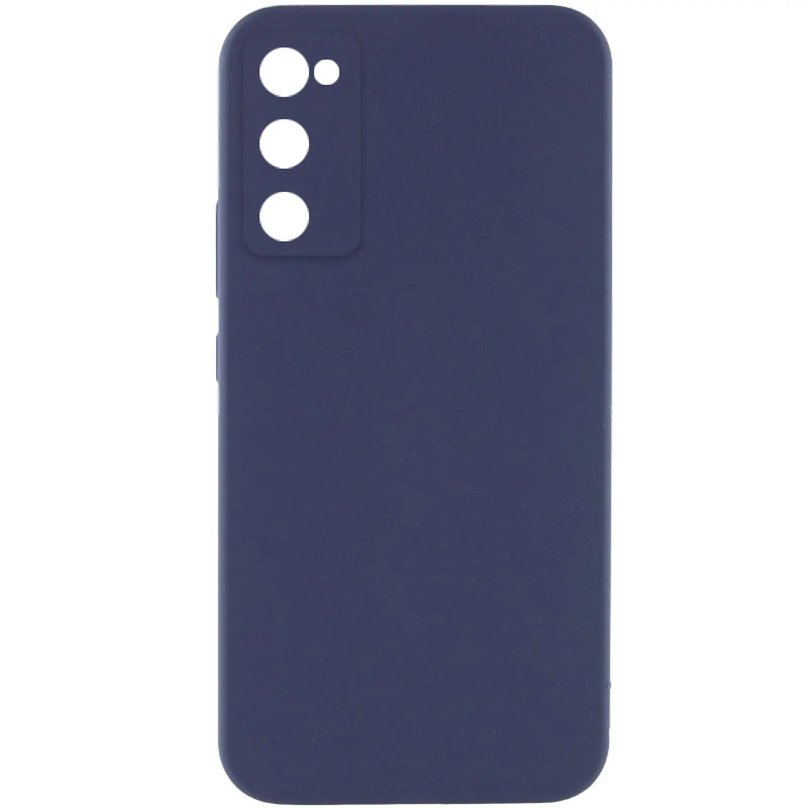 Чехол Silicone Cover Lakshmi Full Camera (AAA) для Samsung Galaxy S20 FE, Темно-синий / Midnight blue, Силикон, купить оптом с доставкой