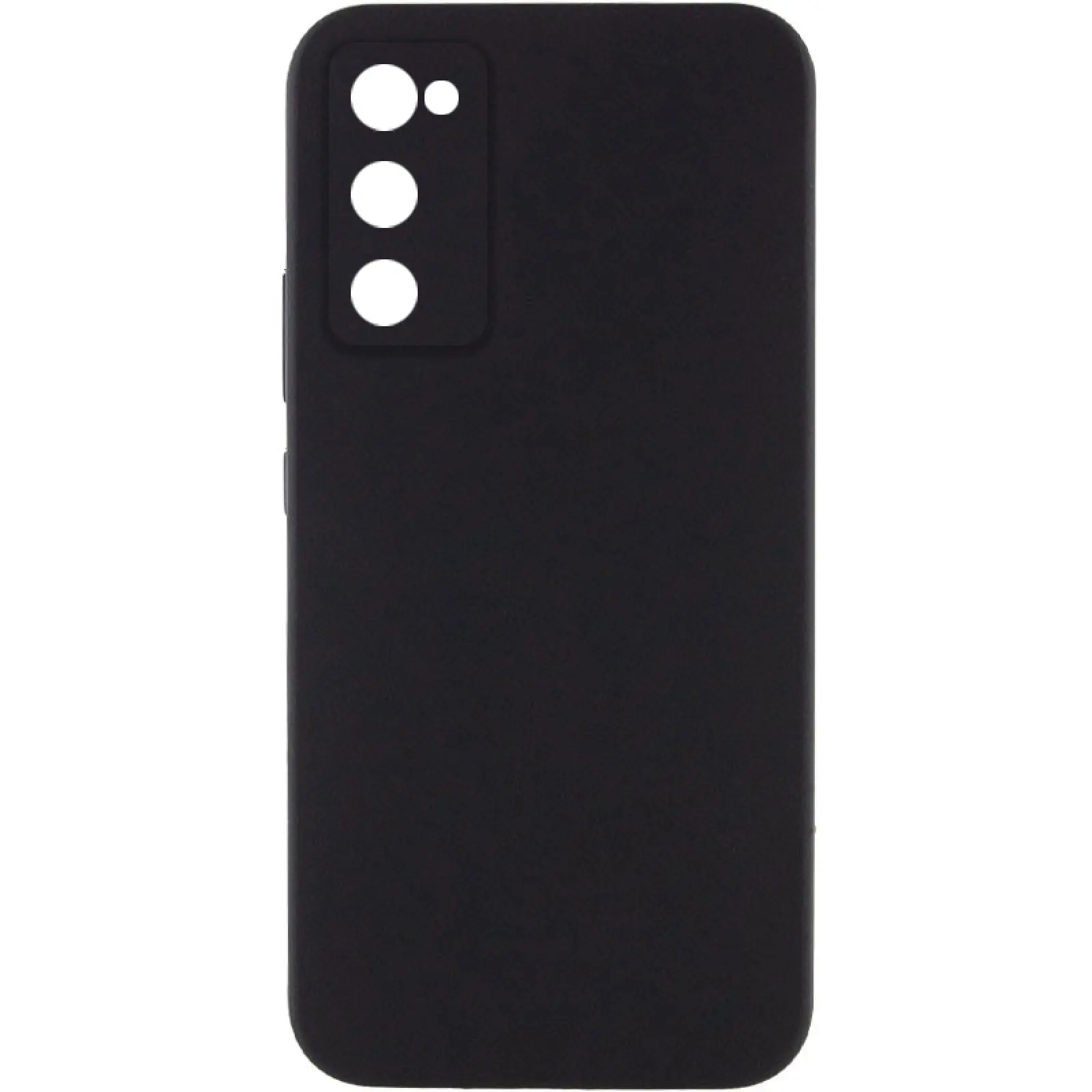 Чехол Silicone Cover Lakshmi Full Camera (AAA) для Samsung Galaxy S20 FE, Черный / Black, Силикон, купить оптом с доставкой