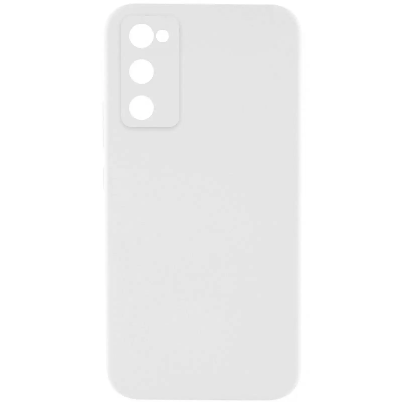 Чехол Silicone Cover Lakshmi Full Camera (AAA) для Samsung Galaxy S20 FE, Белый / White, Силикон, купить оптом с доставкой