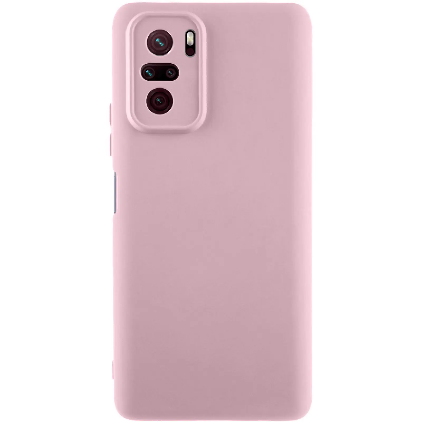 Чехол Silicone Cover Lakshmi Full Camera (AAA) для Xiaomi Redmi Note 10 / Note 10s / Poco M5s, Розовый / Pink Sand, Силикон, купить оптом с доставкой
