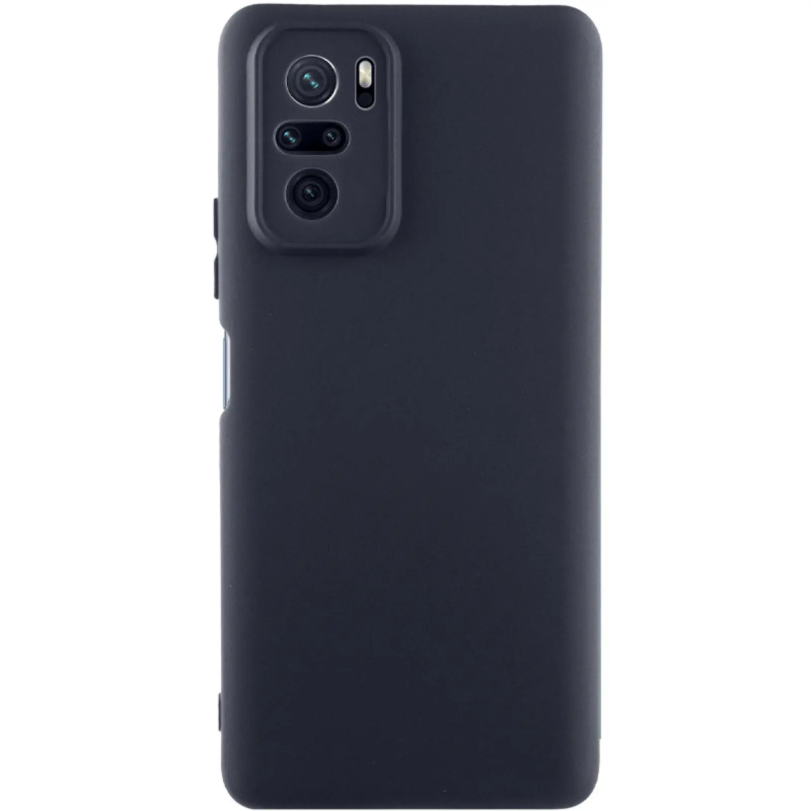Чехол Silicone Cover Lakshmi Full Camera (AAA) для Xiaomi Redmi Note 10 / Note 10s / Poco M5s, Черный / Black, Силикон, купить оптом с доставкой