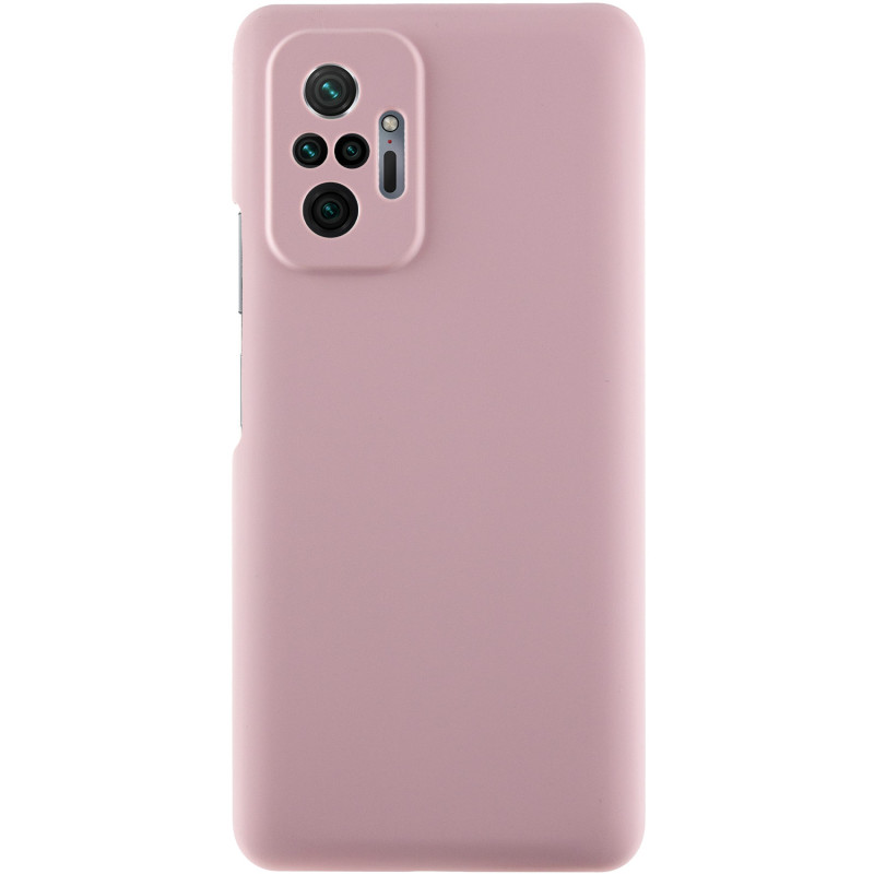 Чохол Silicone Cover Lakshmi Full Camera (AAA) для Xiaomi Redmi Note 10 Pro | Мікрофібра на малюнкі №1