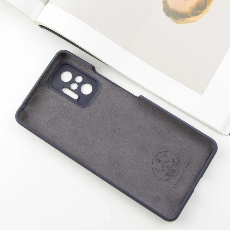 Чехол Silicone Cover Lakshmi Full Camera (AAA) для Xiaomi Redmi Note 10 Pro / 10 Pro Max, Серый / Dark Gray 2, Силикон, купить оптом с доставкой