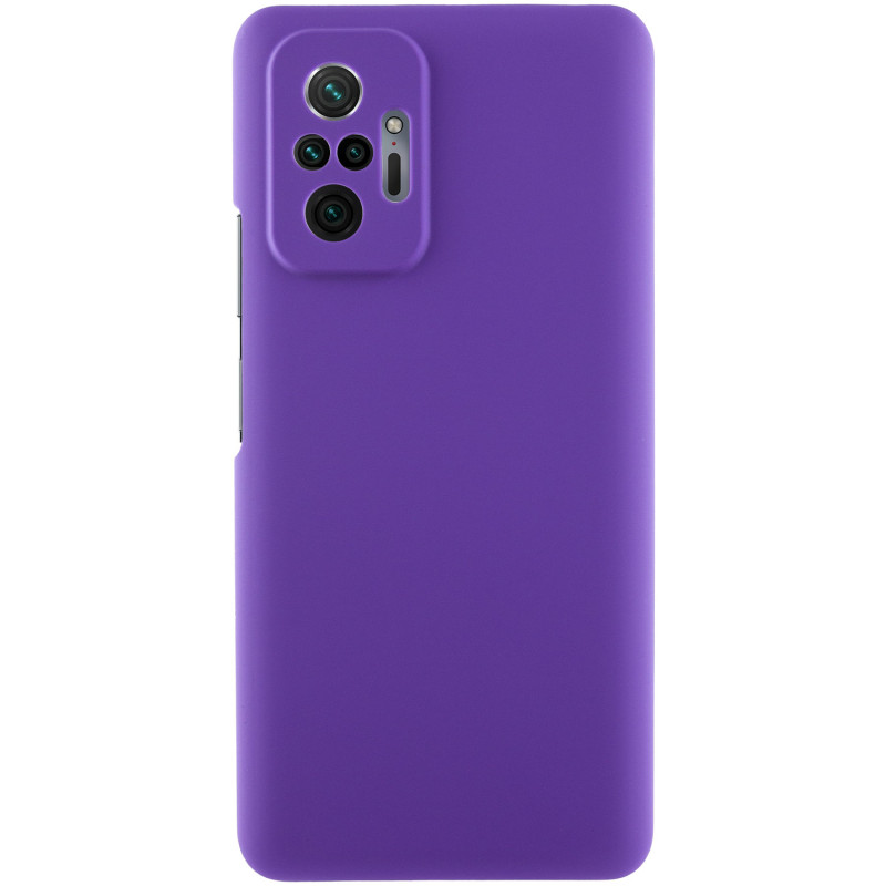 Чохол Silicone Cover Lakshmi Full Camera (AAA) для Xiaomi Redmi Note 10 Pro | Мікрофібра на малюнкі №1