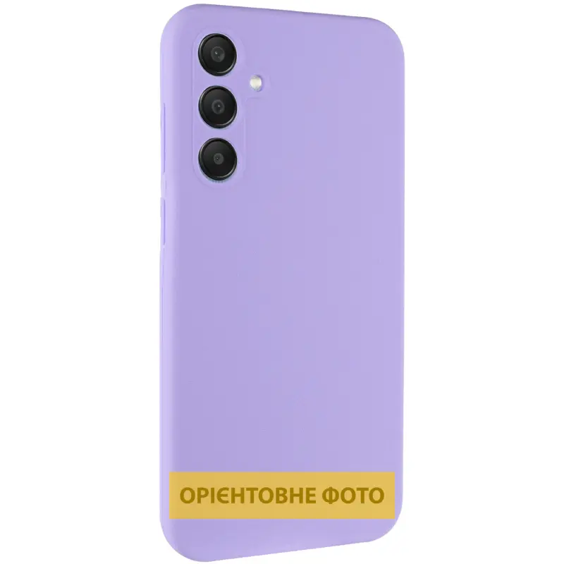 Чехол Silicone Cover Lakshmi Full Camera (AAA) для Samsung Galaxy A12, Сиреневый / Dasheen, Силикон, купить оптом с доставкой