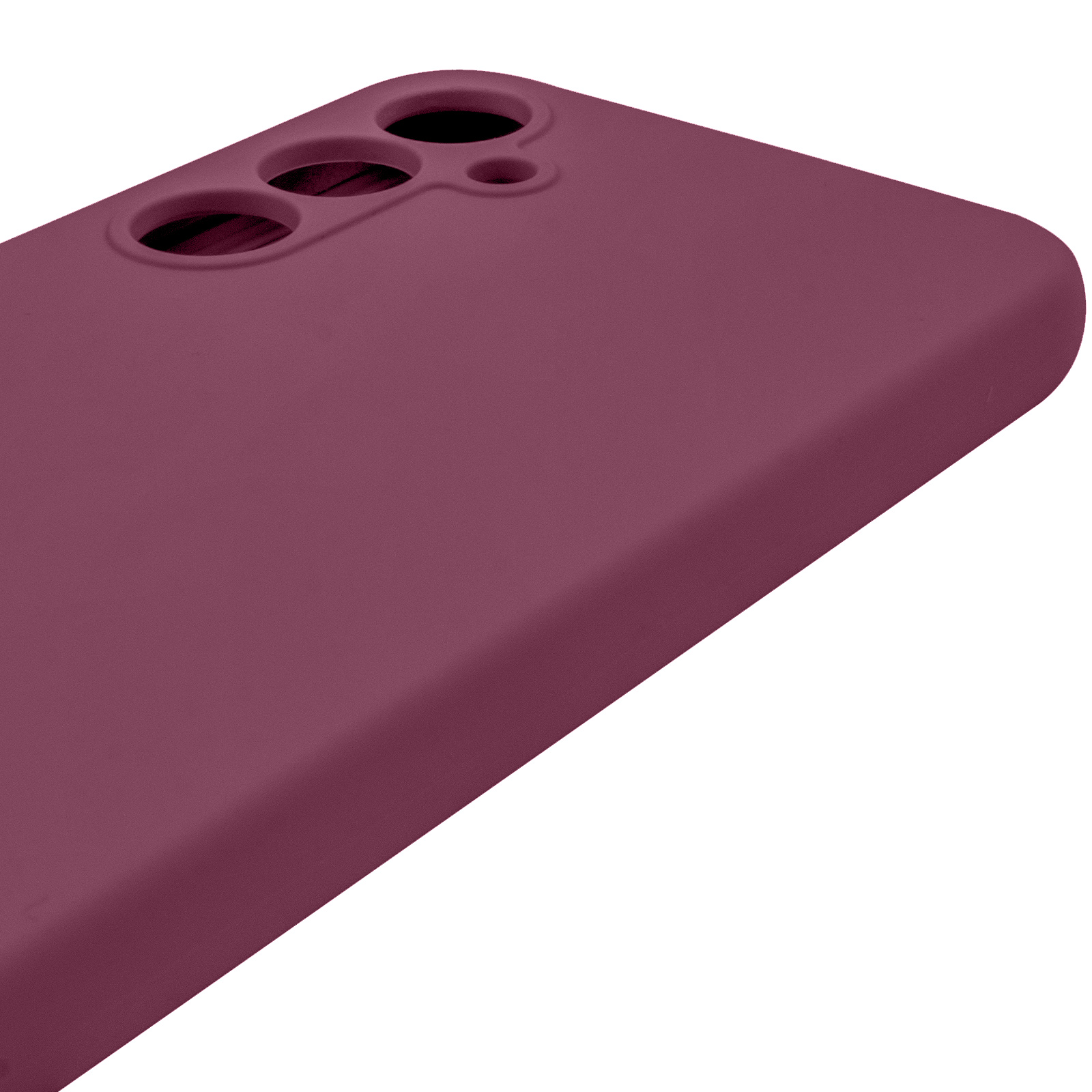 Чохол Silicone Cover Lakshmi Full Camera (AAA) для Samsung Galaxy A54 5G, Бордовий / Plum 3, Силікон, купити оптом з доставкою