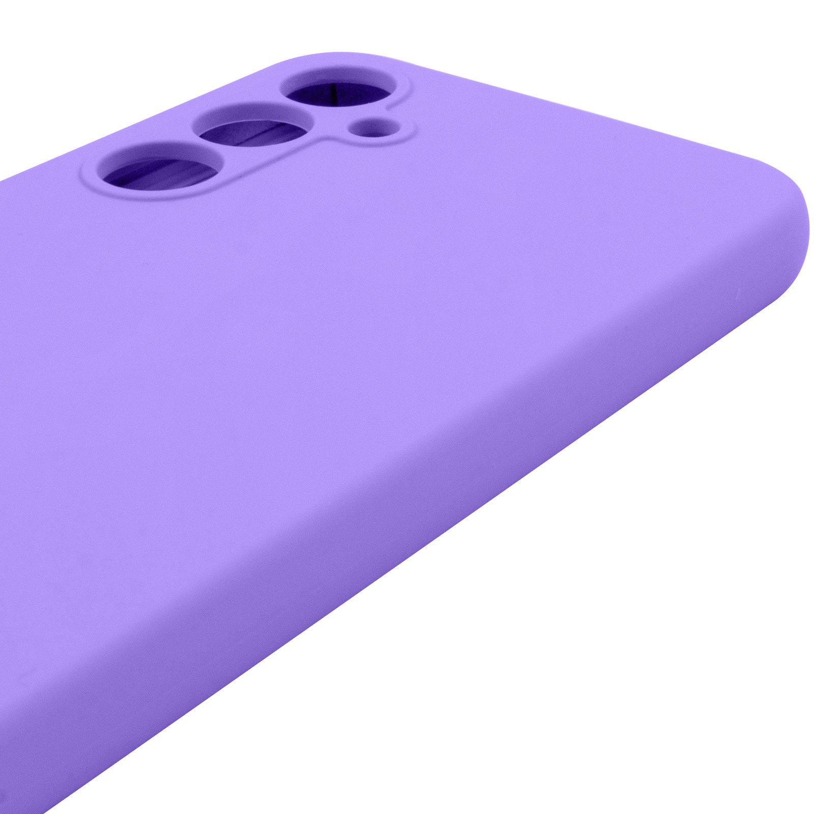 Чохол Silicone Cover Lakshmi Full Camera (AAA) для Samsung Galaxy A54 5G, Бузковий / Dasheen 3, Силікон, купити оптом з доставкою