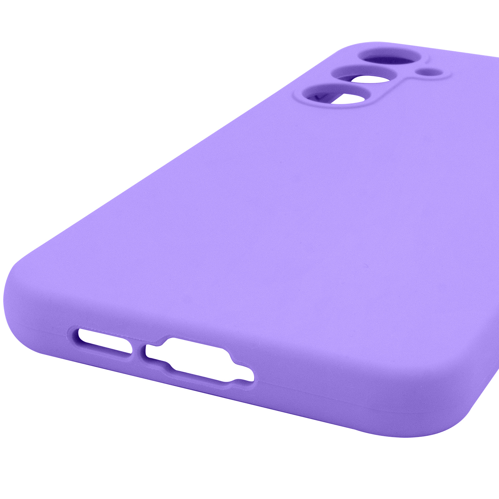Чохол Silicone Cover Lakshmi Full Camera (AAA) для Samsung Galaxy A54 5G, Бузковий / Dasheen 4, Силікон, купити оптом з доставкою