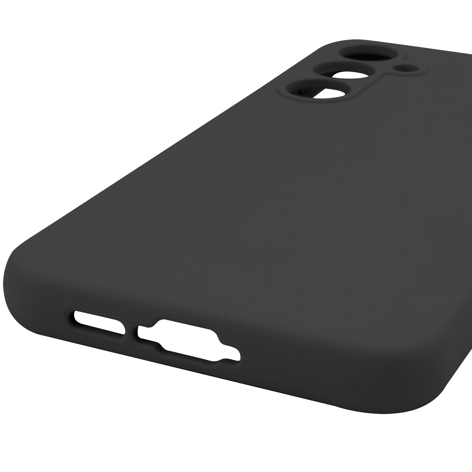 Чохол Silicone Cover Lakshmi Full Camera (AAA) для Samsung Galaxy A54 5G, Чорний / Black 5, Силікон, купити оптом з доставкою