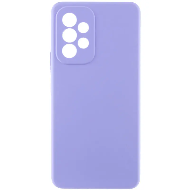 Чехол Silicone Cover Lakshmi Full Camera (AAA) для Samsung Galaxy A32 5G, Сиреневый / Dasheen, Силикон, купить оптом с доставкой