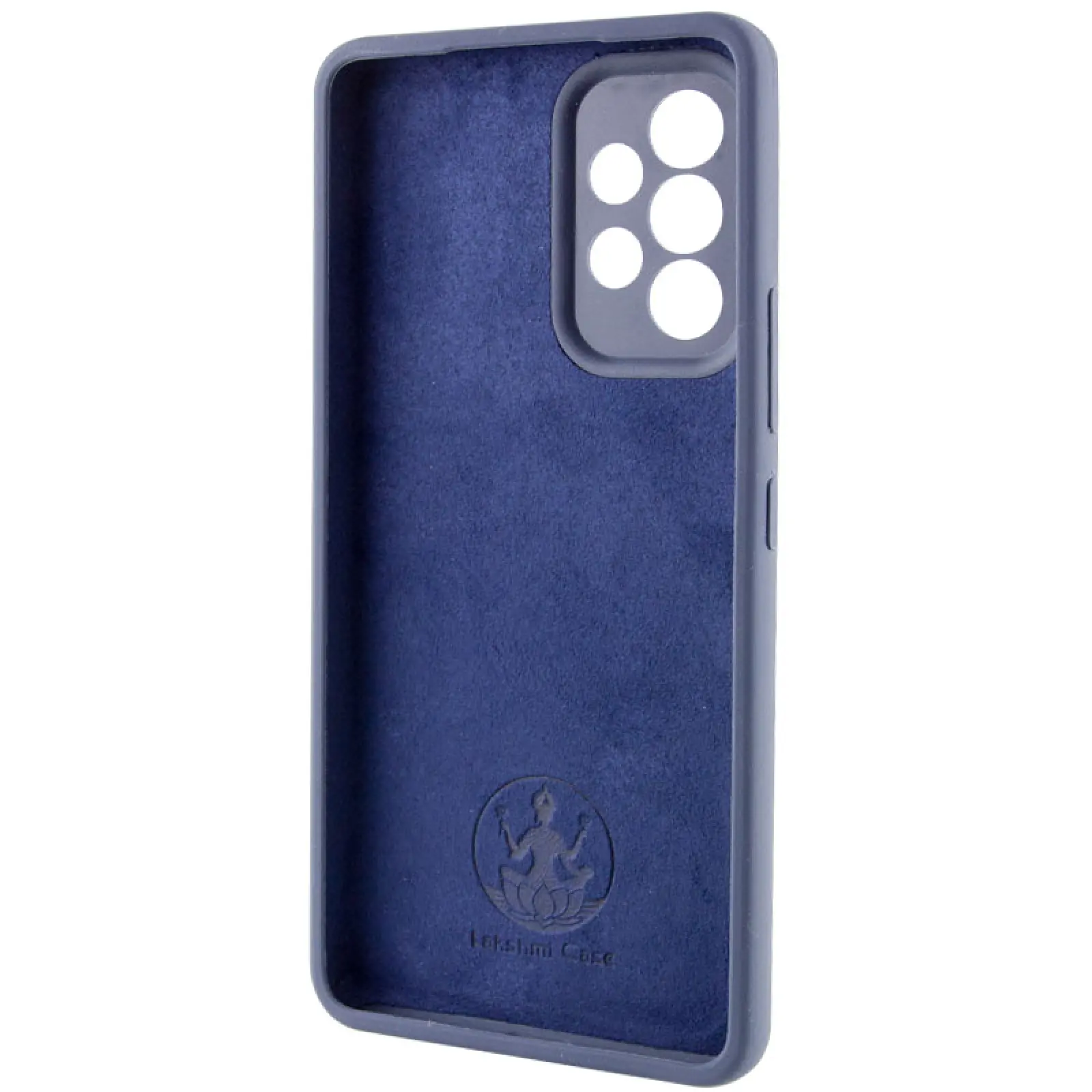 Чехол Silicone Cover Lakshmi Full Camera (AAA) для Samsung Galaxy A32 5G, Темно-синий / Midnight blue 3, Силикон, купить оптом с доставкой