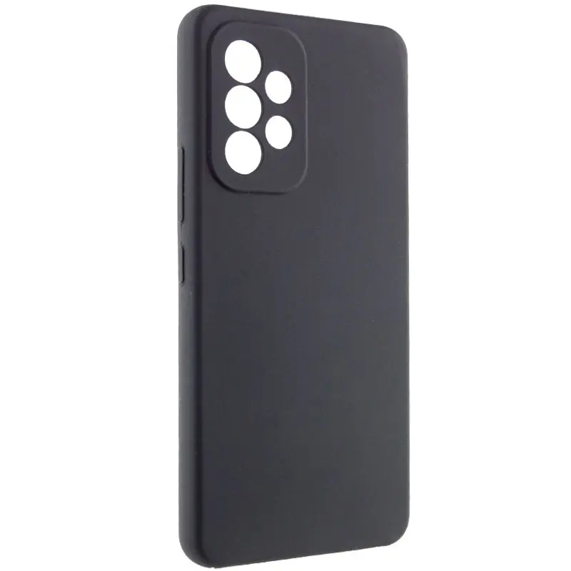 Чехол Silicone Cover Lakshmi Full Camera (AAA) для Samsung Galaxy A32 5G, Черный / Black, Силикон, купить оптом с доставкой