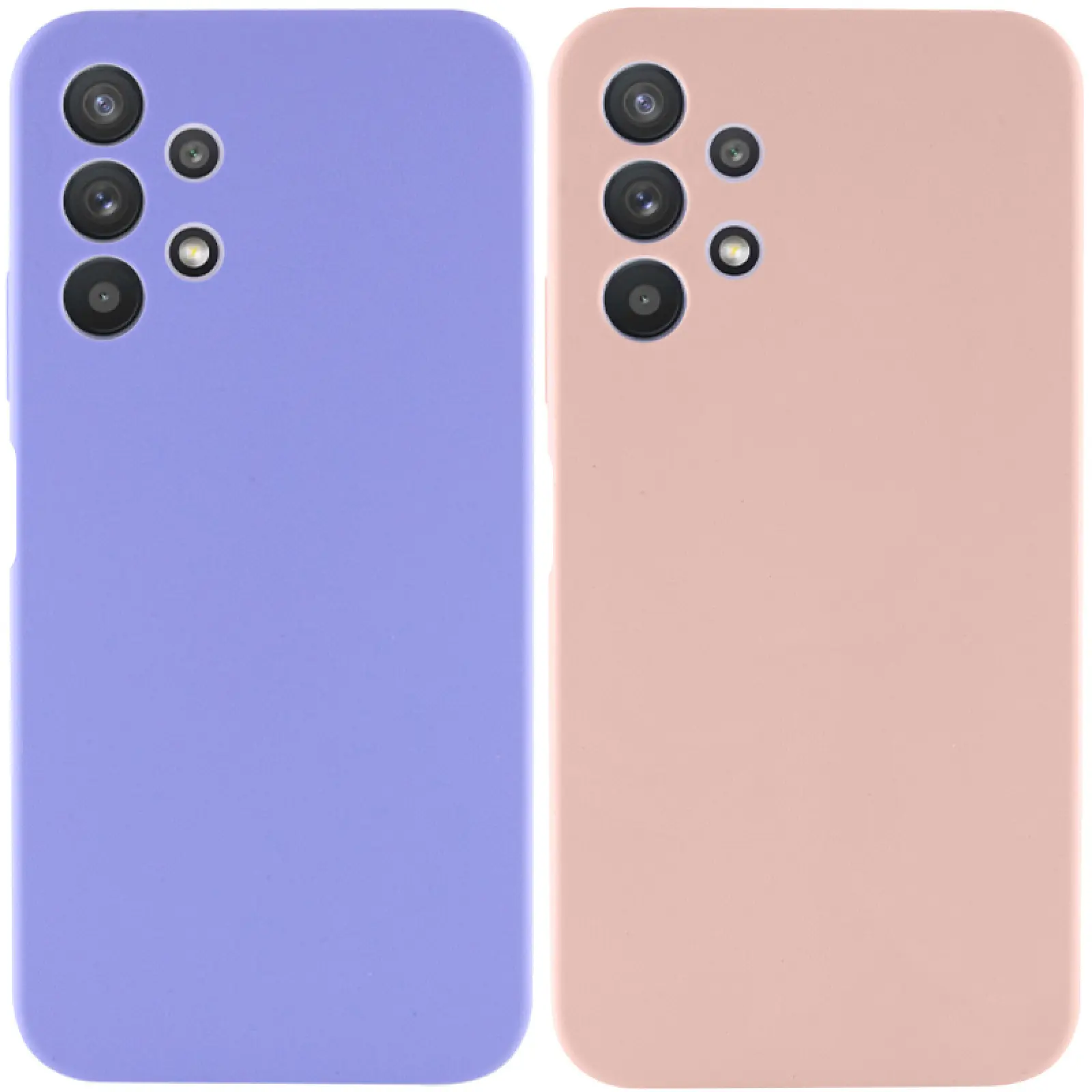 Чехол Silicone Cover Lakshmi Full Camera (AAA) для Samsung Galaxy A32 4G, Силикон, купить оптом с доставкой