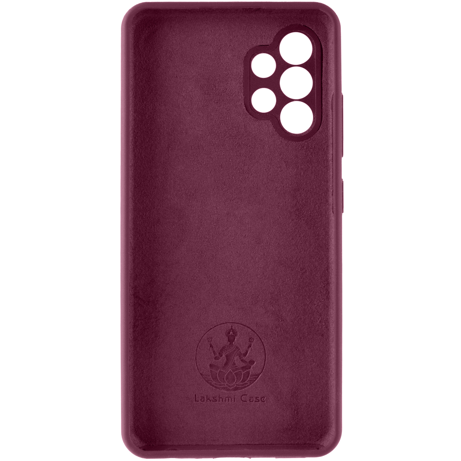 Чохол Silicone Cover Lakshmi Full Camera (AAA) для Samsung Galaxy A32 4G, Бордовий / Plum 2, Силікон, купити оптом з доставкою