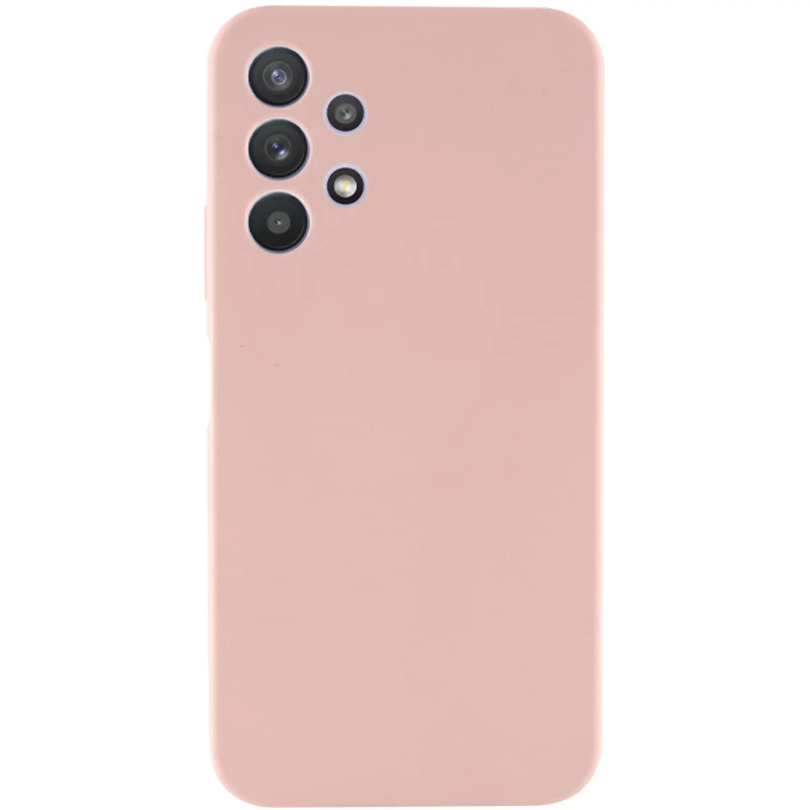 Чехол Silicone Cover Lakshmi Full Camera (AAA) для Samsung Galaxy A32 4G, Розовый / Pink Sand, Силикон, купить оптом с доставкой