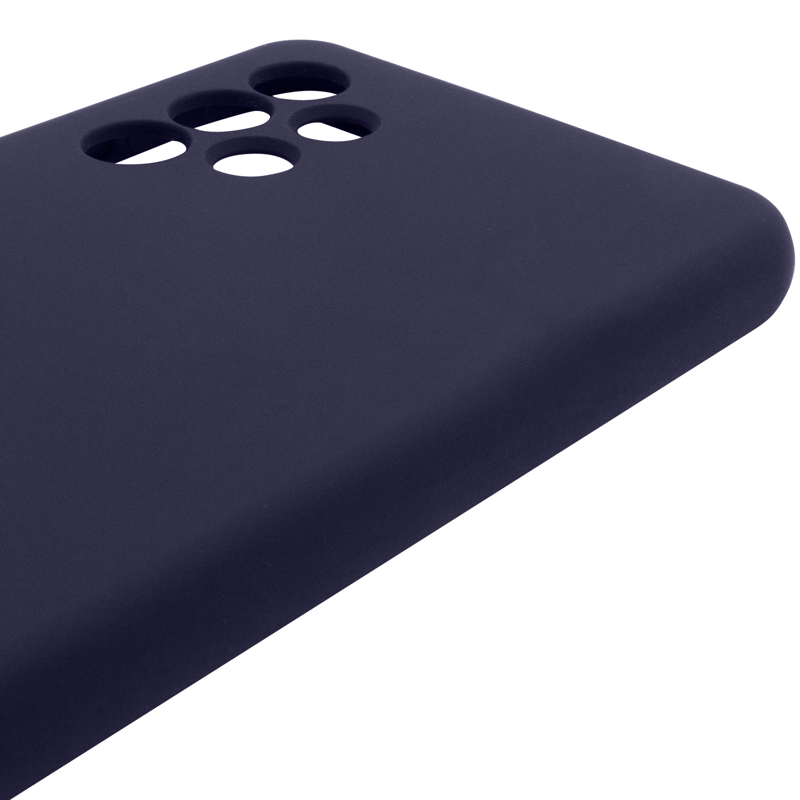 Чохол Silicone Cover Lakshmi Full Camera (AAA) для Samsung Galaxy A32 4G, Темно-синій / Midnight blue 4, Силікон, купити оптом з доставкою