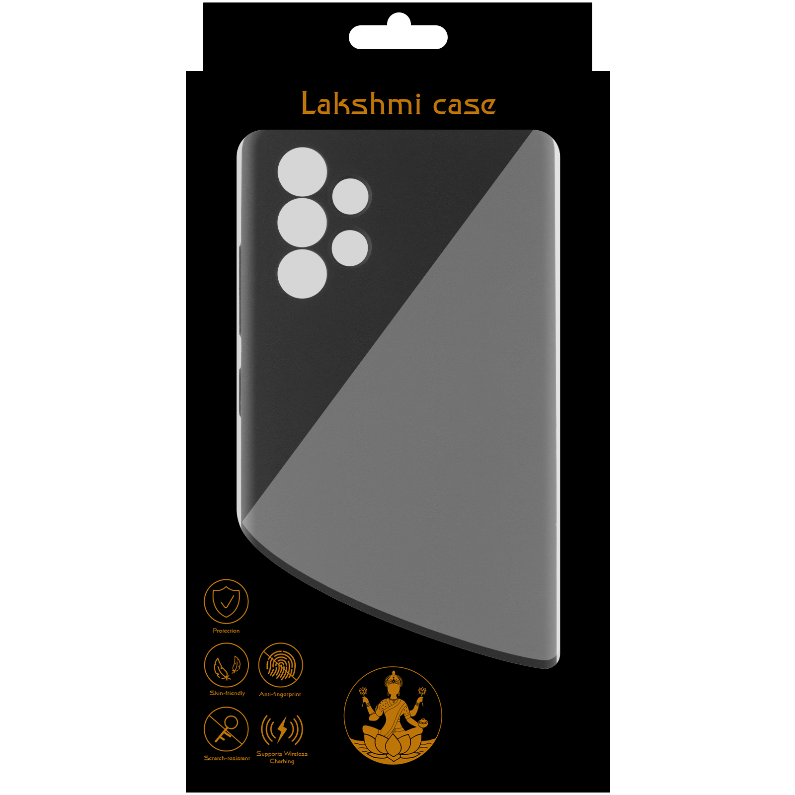 Чохол Silicone Cover Lakshmi Full Camera (AAA) для Samsung Galaxy A32 4G, Чорний / Black 5, Силікон, купити оптом з доставкою