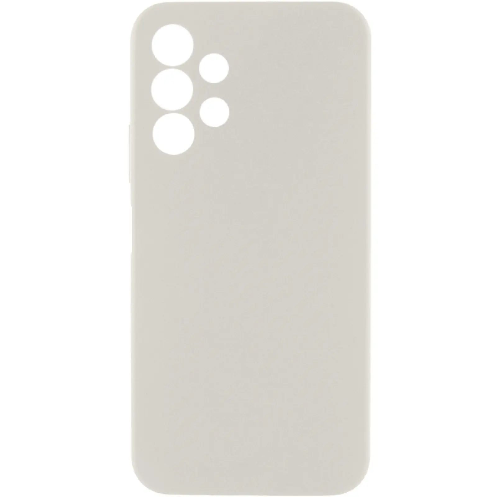 Чехол Silicone Cover Lakshmi Full Camera (AAA) для Samsung Galaxy A32 4G, Белый / White, Силикон, купить оптом с доставкой