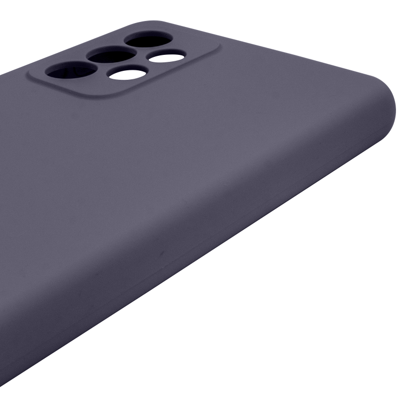 Чохол Silicone Cover Lakshmi Full Camera (AAA) для Samsung Galaxy A52 4G / A52 5G / A52s, Сірий / Dark Gray 3, Силікон, купити оптом з доставкою