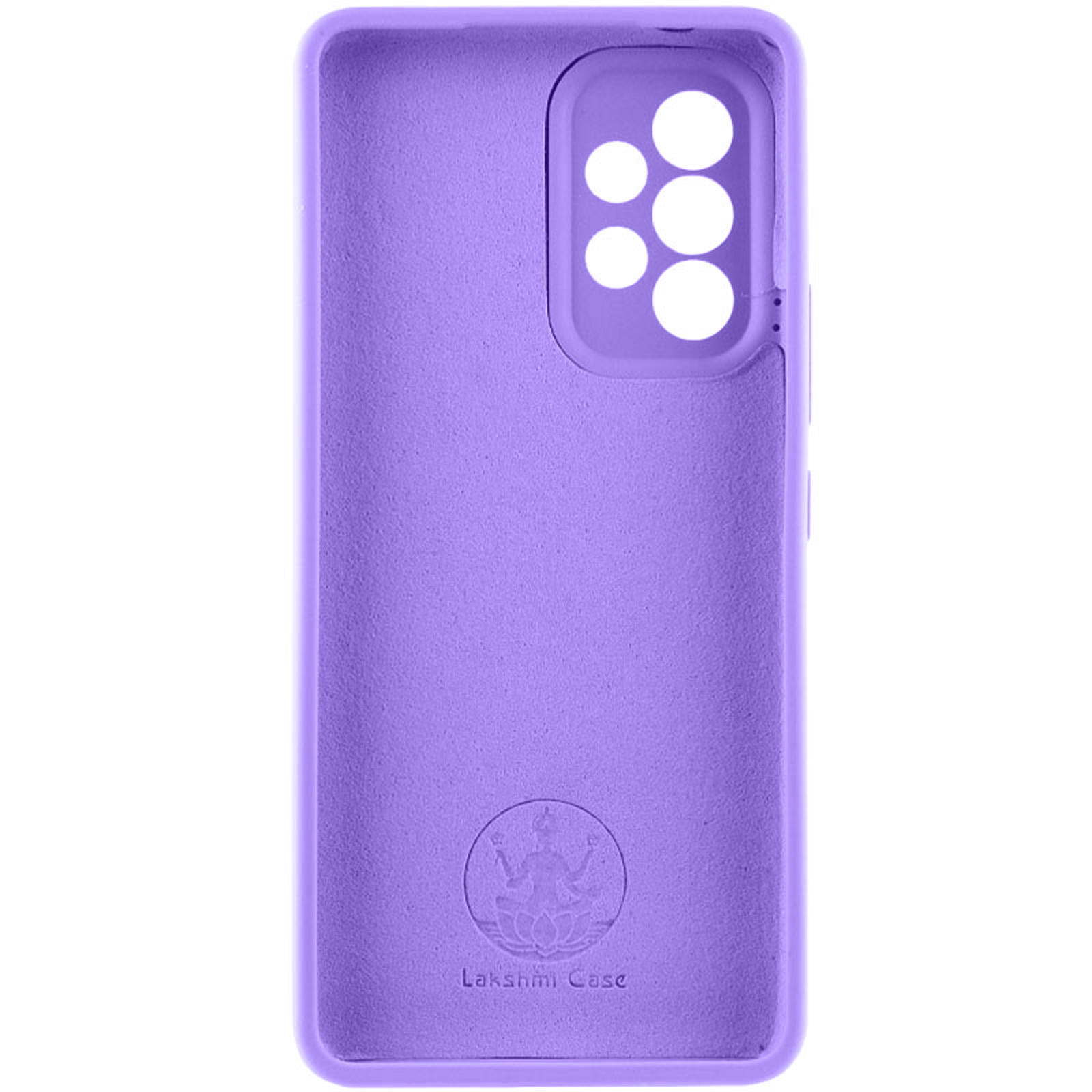 Чохол Silicone Cover Lakshmi Full Camera (AAA) для Samsung Galaxy A52 4G / A52 5G / A52s, Бузковий / Dasheen 2, Силікон, купити оптом з доставкою