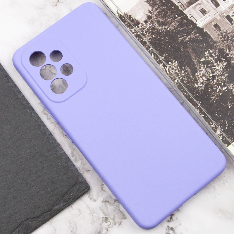 Чохол Silicone Cover Lakshmi Full Camera (AAA) для Samsung Galaxy A52 4G / A52 5G / A52s, Бузковий / Dasheen 4, Силікон, купити оптом з доставкою