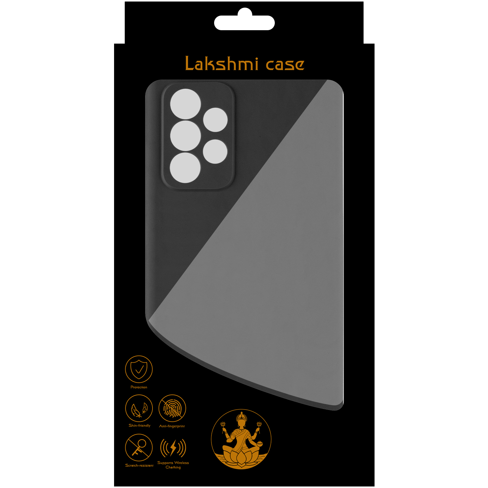 Чохол Silicone Cover Lakshmi Full Camera (AAA) для Samsung Galaxy A52 4G / A52 5G / A52s, Чорний / Black 5, Силікон, купити оптом з доставкою