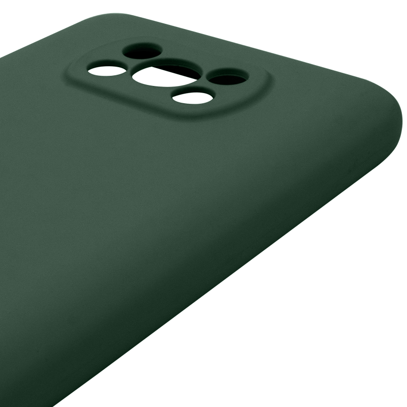 Чохол Silicone Cover Lakshmi Full Camera (AAA) для Xiaomi Poco X3 NFC / Poco X3 Pro, Зелений / Cyprus Green 3, Силікон, купити оптом з доставкою