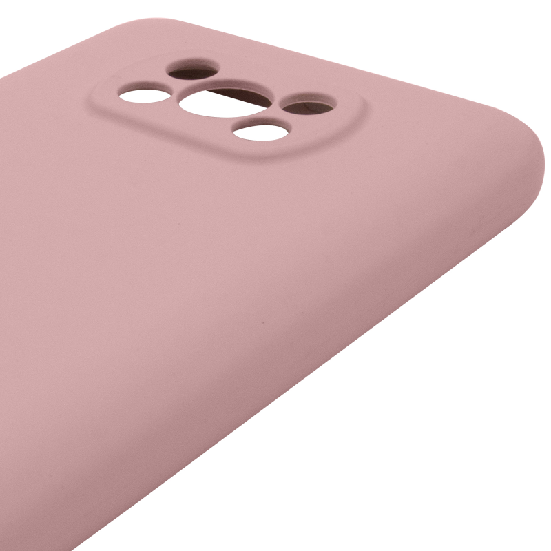 Чохол Silicone Cover Lakshmi Full Camera (AAA) для Xiaomi Poco X3 NFC / Poco X3 Pro, Рожевий / Pink Sand 3, Силікон, купити оптом з доставкою