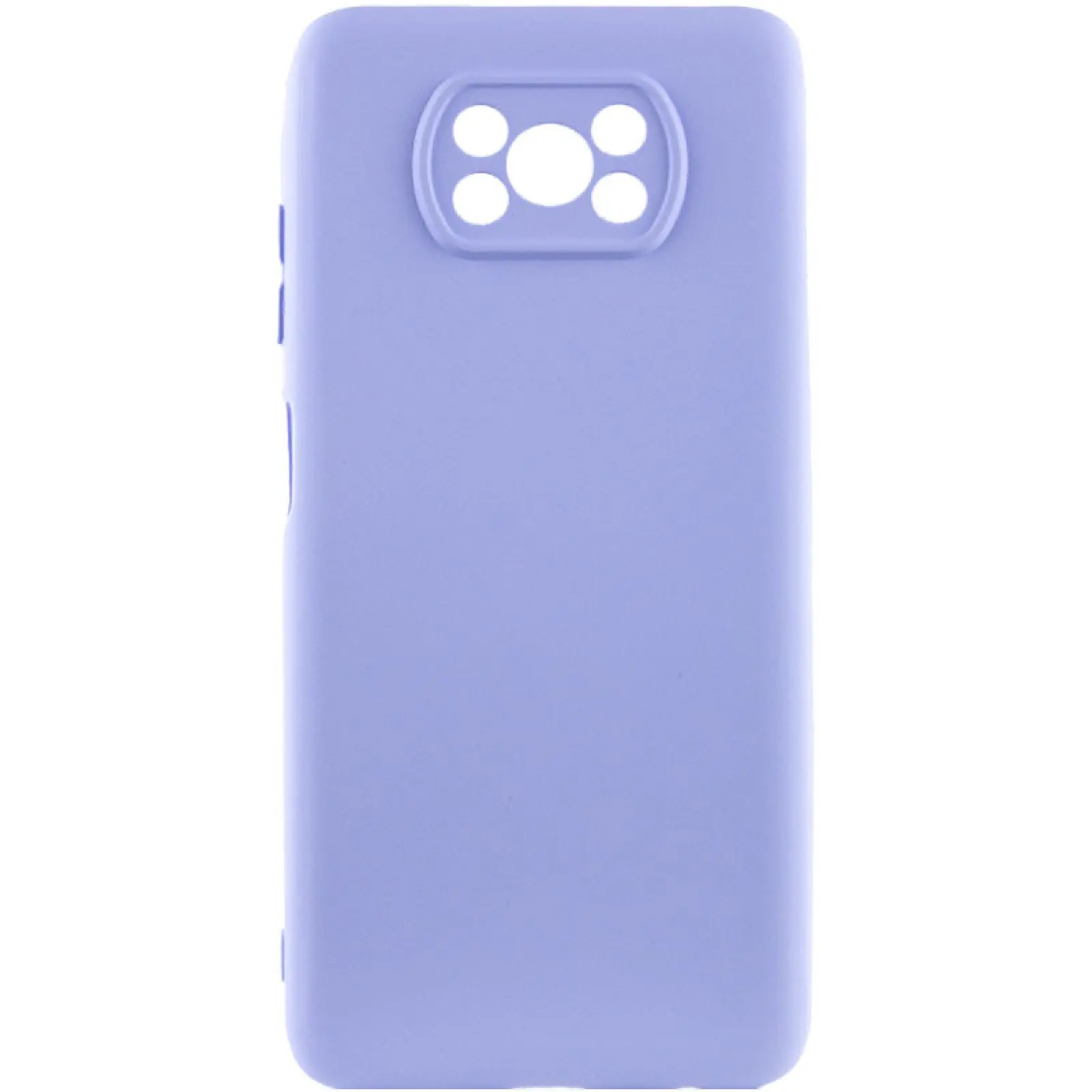 Чехол Silicone Cover Lakshmi Full Camera (AAA) для Xiaomi Poco X3 NFC / Poco X3 Pro, Сиреневый / Dasheen, Силикон, купить оптом с доставкой