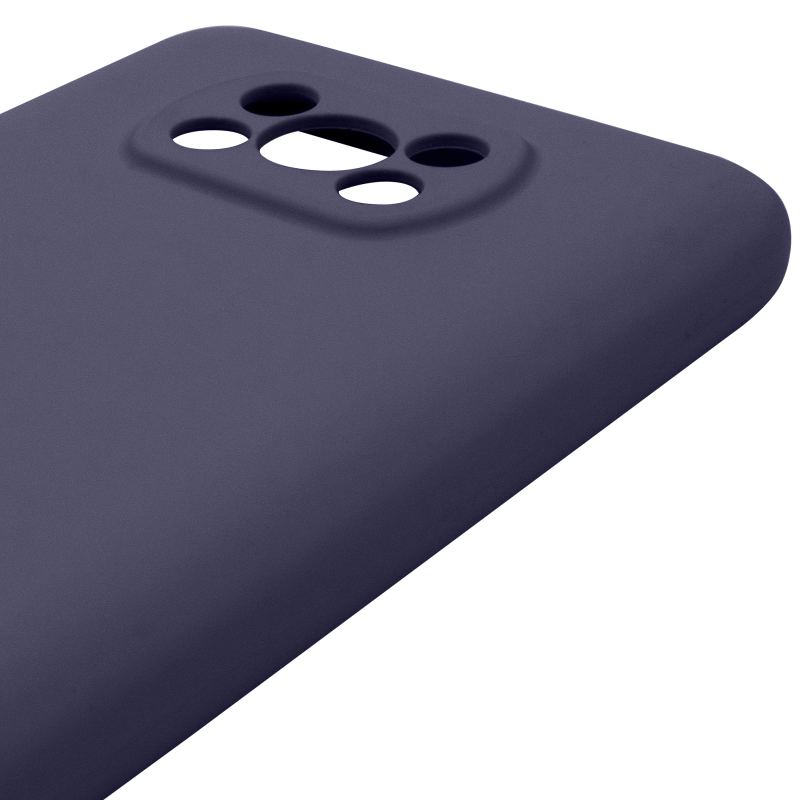 Чохол Silicone Cover Lakshmi Full Camera (AAA) для Xiaomi Poco X3 NFC / Poco X3 Pro, Темно-синій / Midnight blue 3, Силікон, купити оптом з доставкою