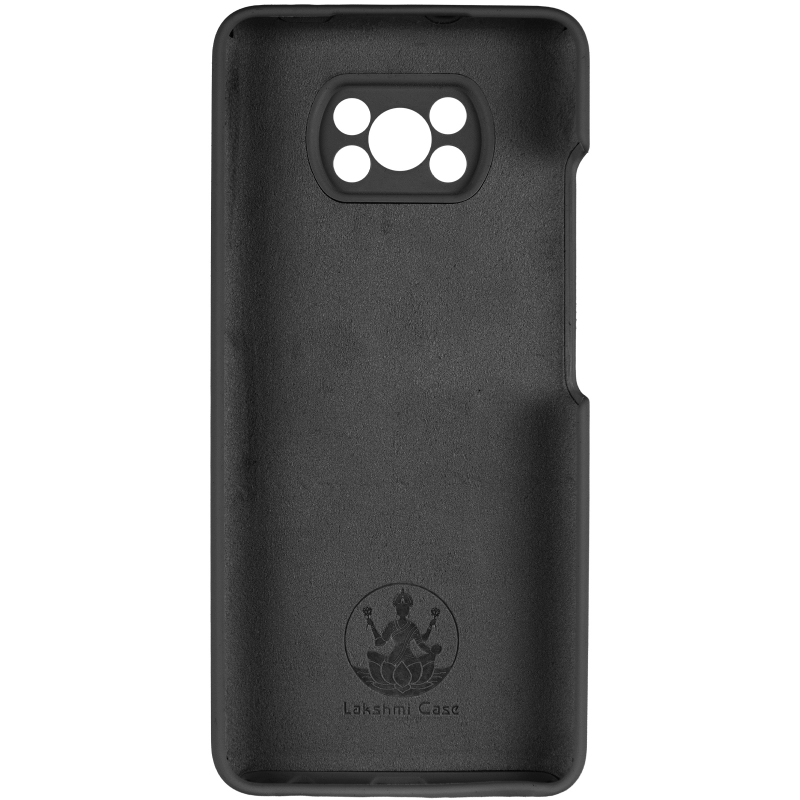 Чохол Silicone Cover Lakshmi Full Camera (AAA) для Xiaomi Poco X3 NFC / Poco X3 Pro, Чорний / Black 3, Силікон, купити оптом з доставкою
