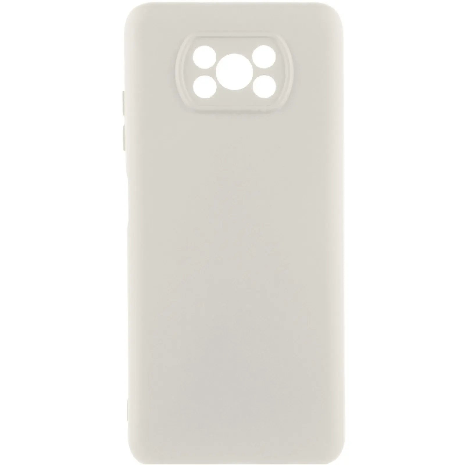 Чехол Silicone Cover Lakshmi Full Camera (AAA) для Xiaomi Poco X3 NFC / Poco X3 Pro, Белый / White, Силикон, купить оптом с доставкой