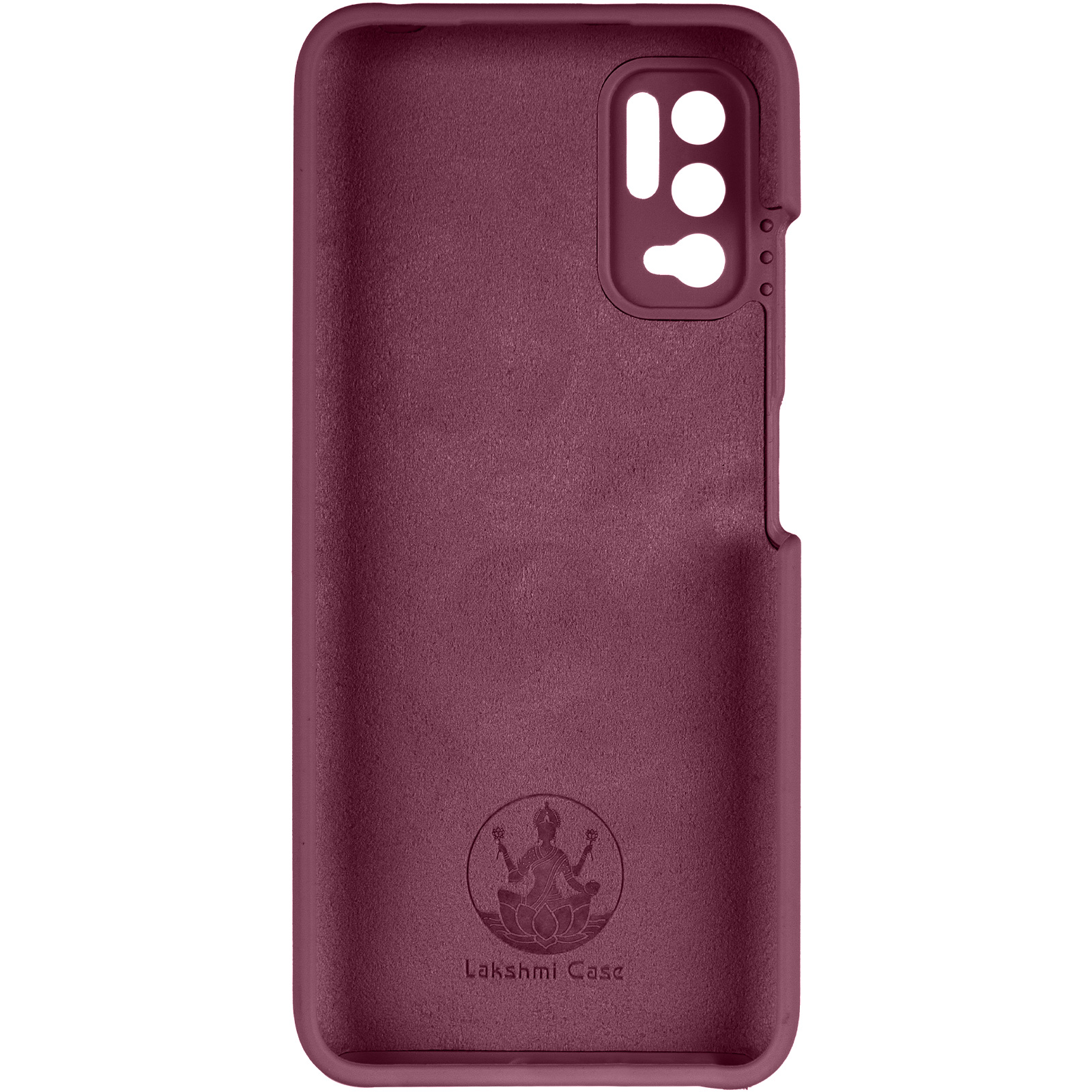 Чохол Silicone Cover Lakshmi Full Camera (AAA) для Xiaomi Redmi Note 10 5G, Бордовий / Plum 2, Силікон, купити оптом з доставкою