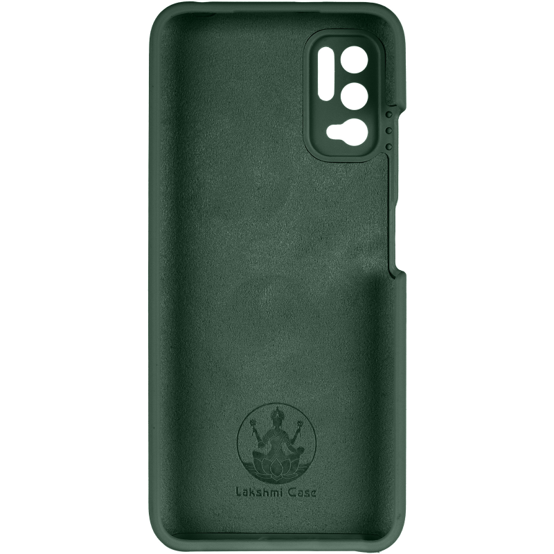 Чохол Silicone Cover Lakshmi Full Camera (AAA) для Xiaomi Redmi Note 10 5G, Зелений / Cyprus Green 2, Силікон, купити оптом з доставкою