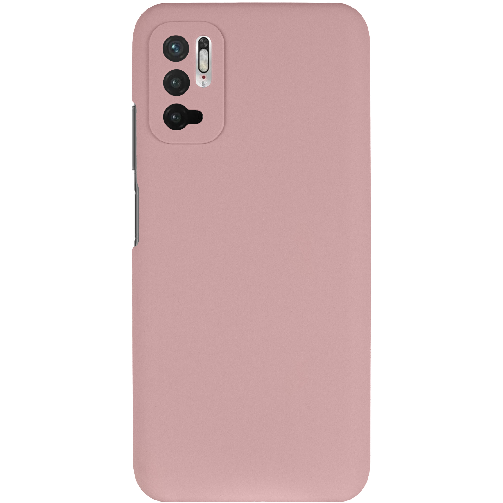 Чохол Silicone Cover Lakshmi Full Camera (AAA) для Xiaomi Redmi Note 10 5G, Рожевий / Pink Sand 1, Силікон, купити оптом з доставкою