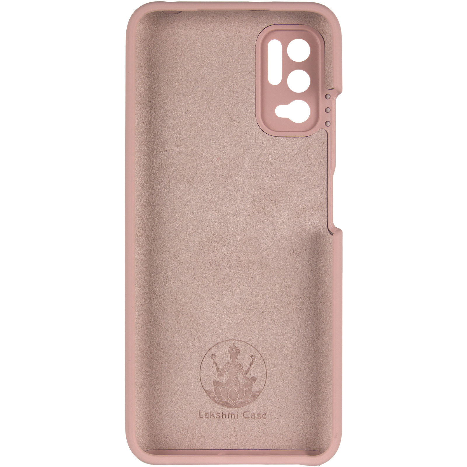 Чохол Silicone Cover Lakshmi Full Camera (AAA) для Xiaomi Redmi Note 10 5G, Рожевий / Pink Sand 2, Силікон, купити оптом з доставкою