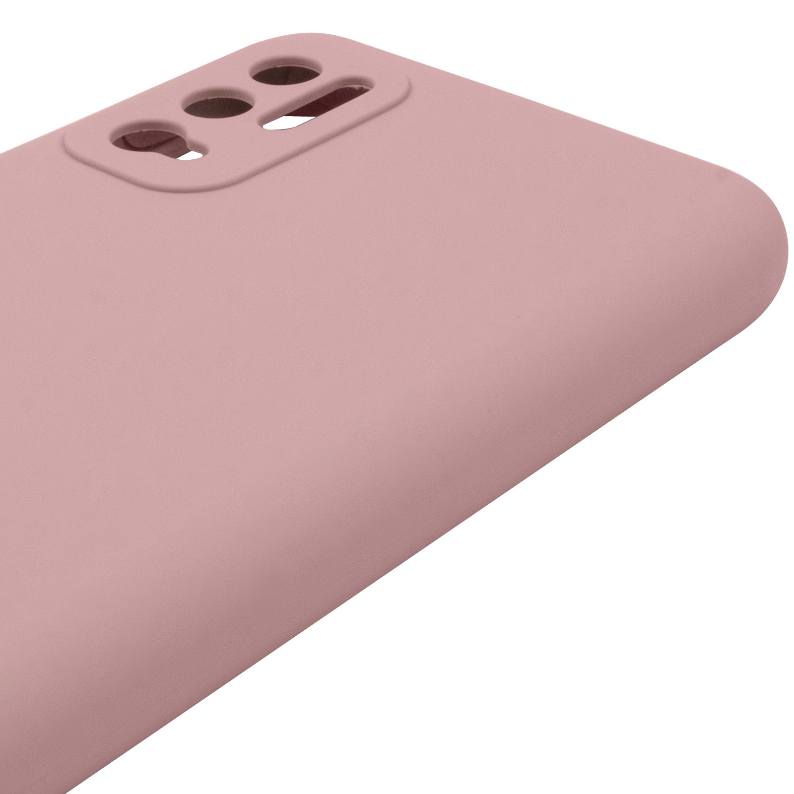 Чохол Silicone Cover Lakshmi Full Camera (AAA) для Xiaomi Redmi Note 10 5G, Рожевий / Pink Sand 3, Силікон, купити оптом з доставкою